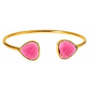 Margaret Elizabeth Teardrop Fuschia Bangle