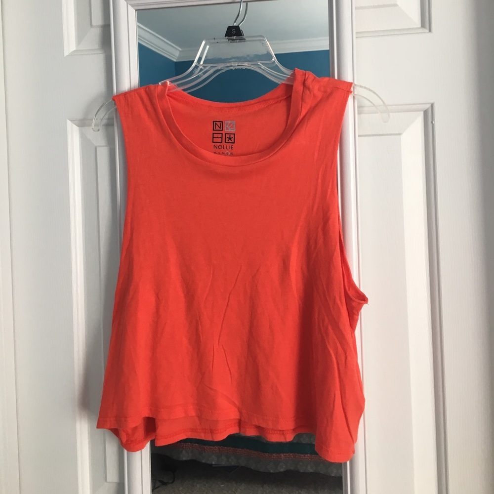 Nollie Orange Muscle Tank
