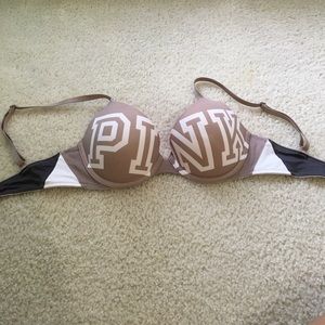 Pink push-up bra size 32C