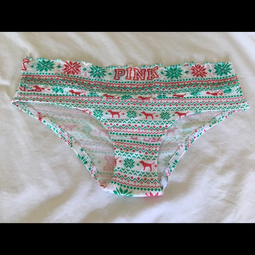 Victoria's Secret Pink snowflake panties / undies