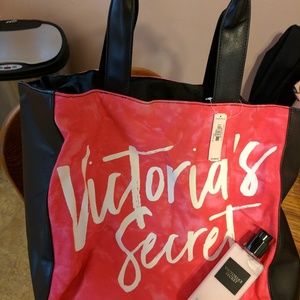 Victoria Secret tote and Bombshell lotion