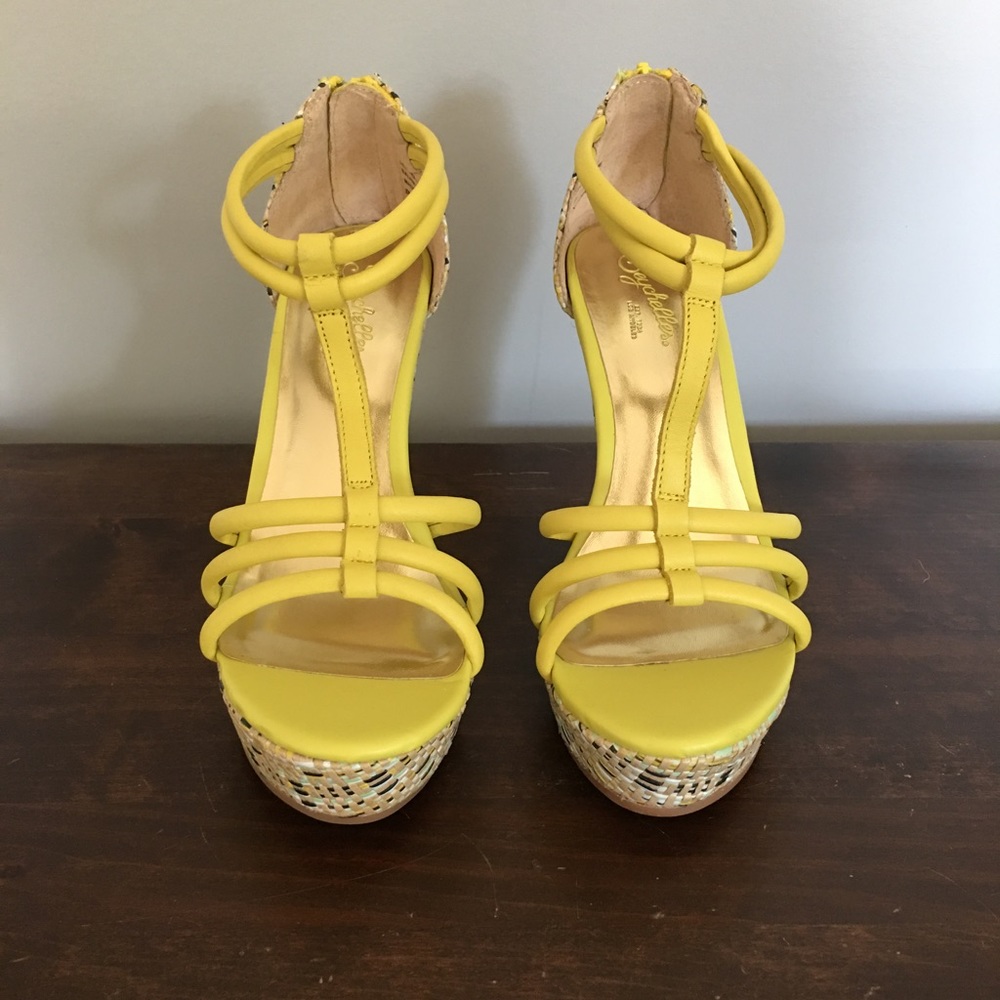Wedge open toe sandals