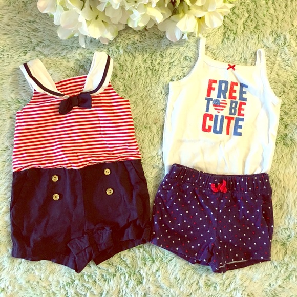 🇺🇸Girls Patriotic Bundle 🇺🇸 - Picture 1 of 3