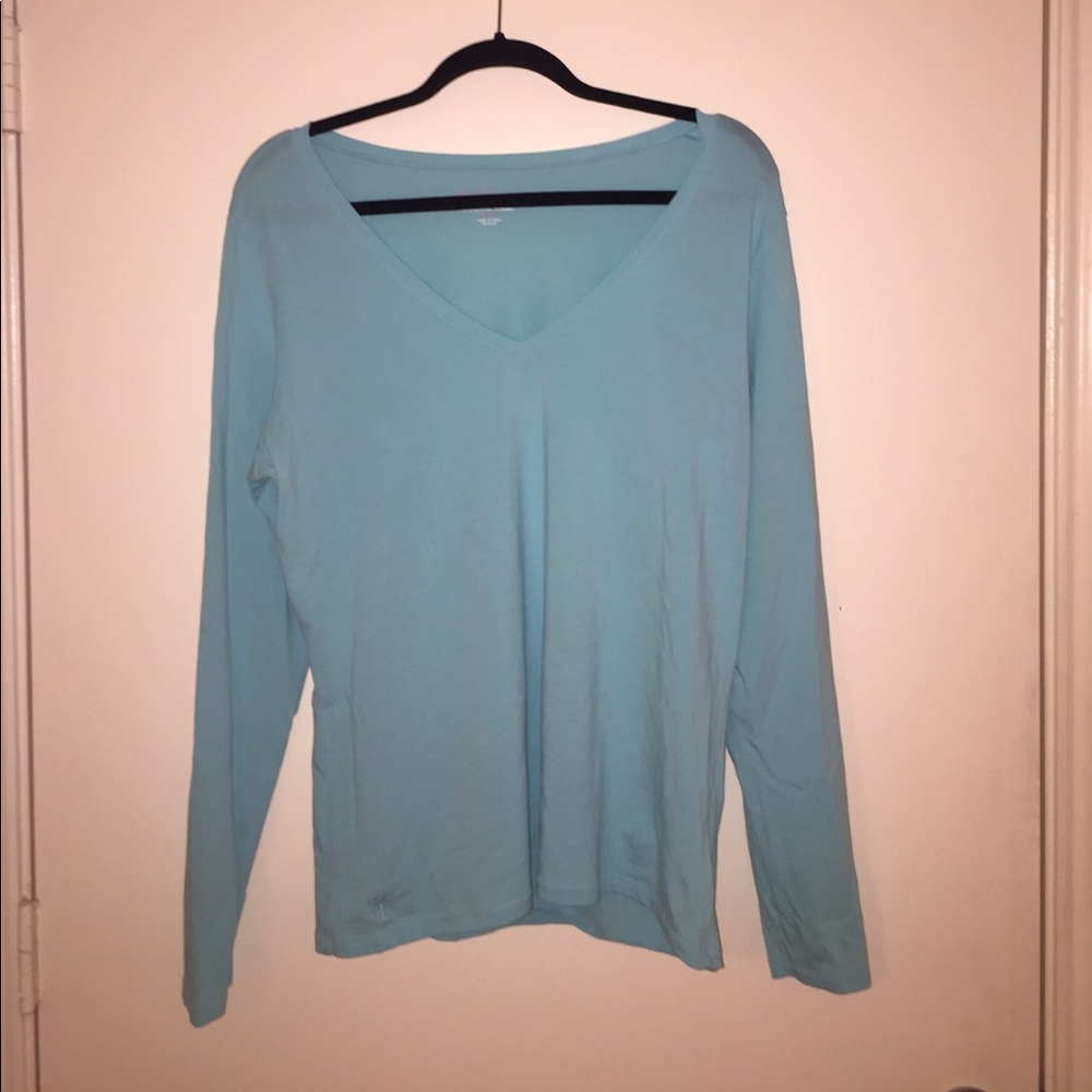 Light Blue Lilly Pulitzer long sleeve v-neck