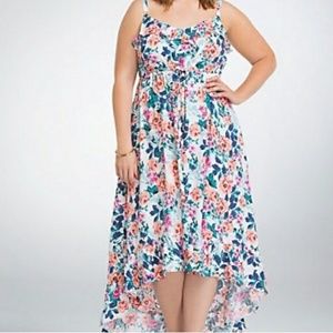 NWT Torrid Floral Hi-Lo Dress