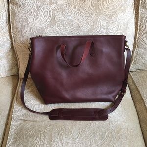 the transport satchel by Madewell
