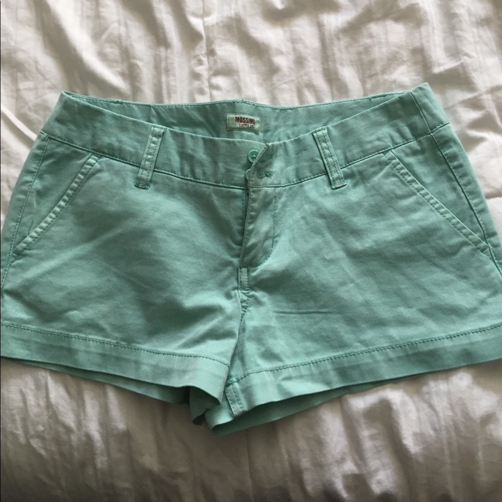 Cute turquoise jean shorts