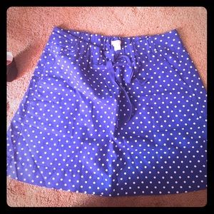 J. Crew polka dot skirt size 6 (tags still on it)