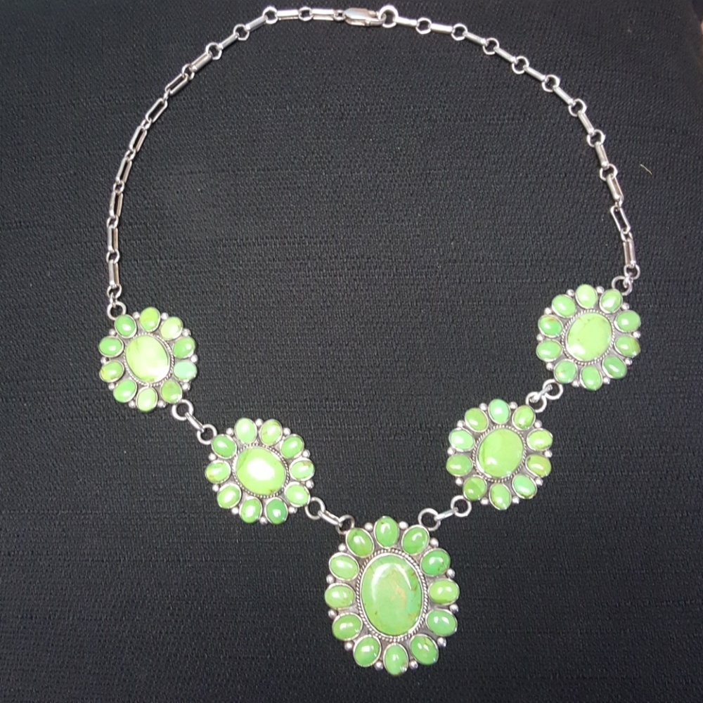 Authentic Lime Turquoise necklace