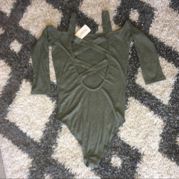 Forever 21 • Olive Knit Bodysuit SOLD - Picture 3 of 5