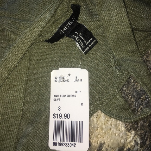 Forever 21 • Olive Knit Bodysuit SOLD - Picture 5 of 5