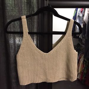 ‼️Price drop! ‼️American Apparel knit crop top!!
