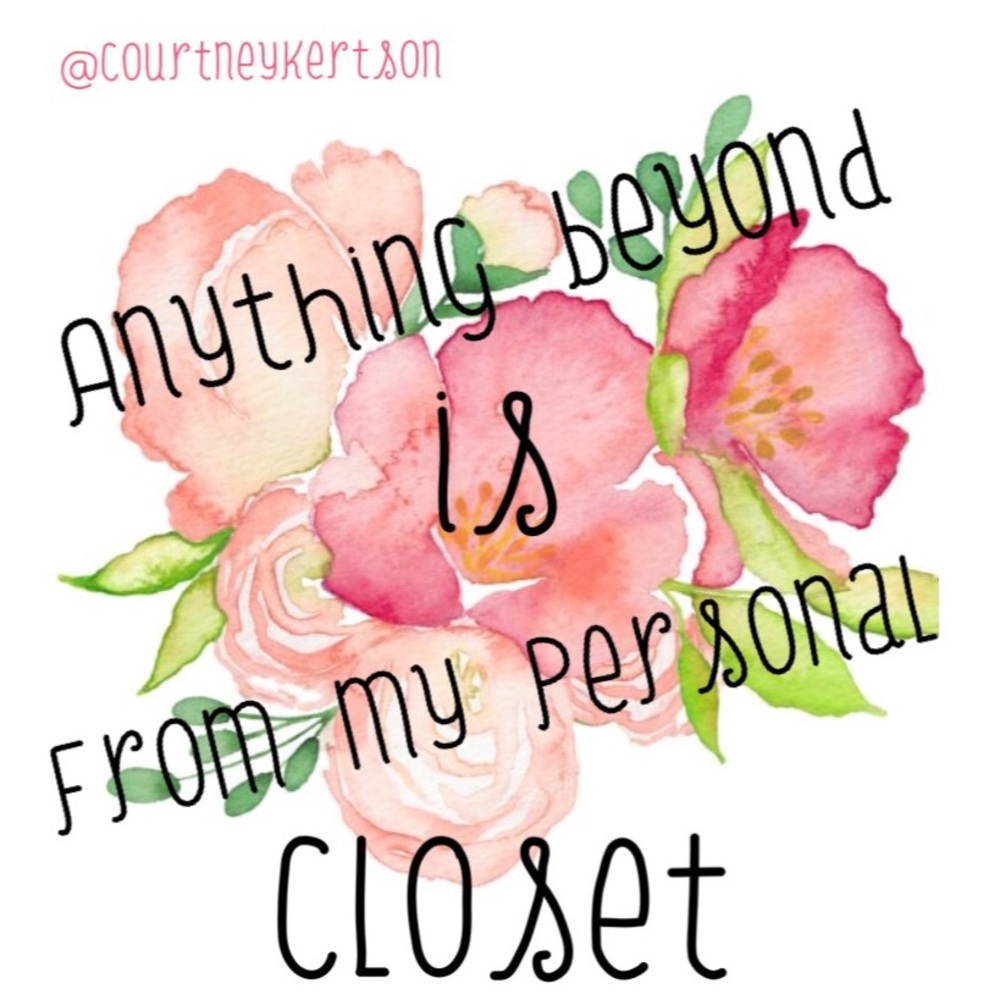 Anything beyond this post are items from my closet