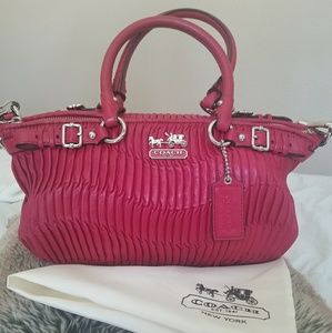 Coach Kristin Dome Gathered Satchel