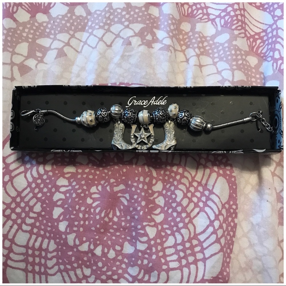 Grace Adele Cowgirl Stone Bracelet