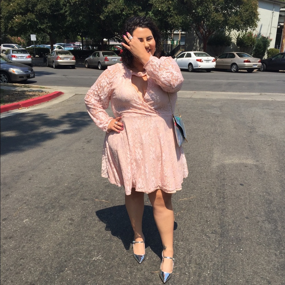Blush pink dress