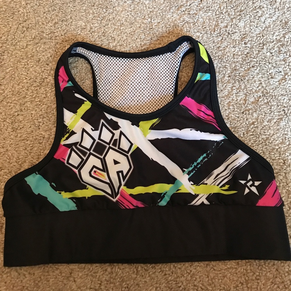 cheer athletics sports bra
