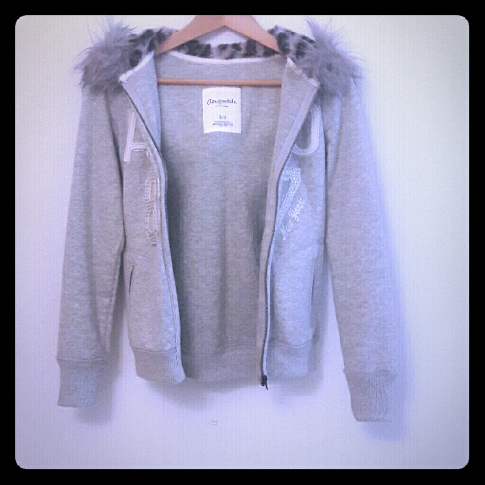 Thick, warm Aeropostale hoodie jacket