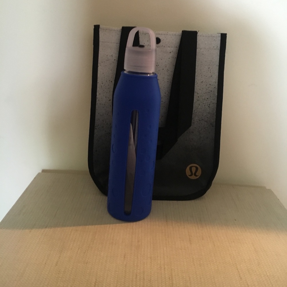 Lululemon Blue Waterbottle w/ Limited Edition Bag