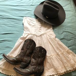 Sold Guess white eyelet dress