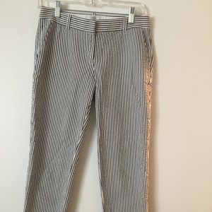 Seersucker grey/white pants
