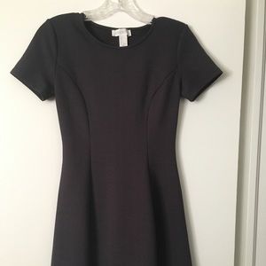 Charcoal gray rayon dress
