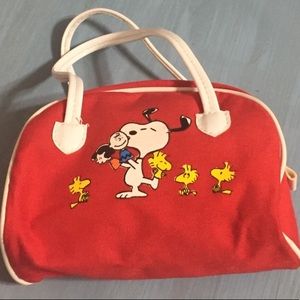1980s Vintage Snoopy Little Girl's Purse