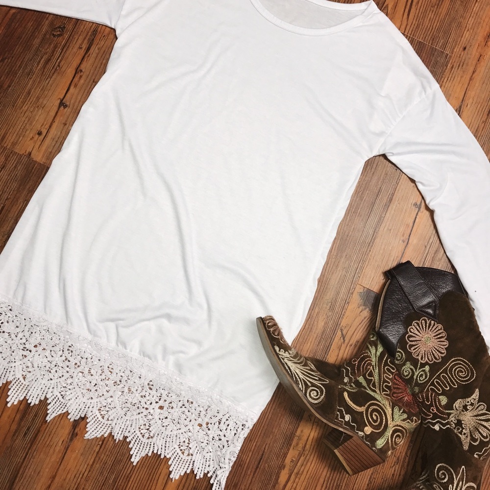 XS White tunic dress