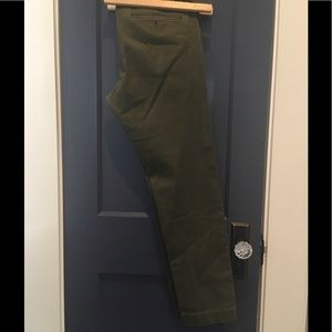 JCrew 770 Stretch Khakis - Olive