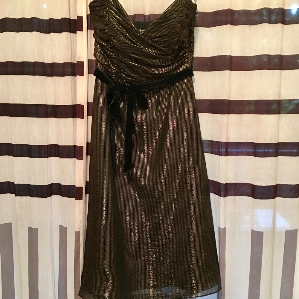 Betsey Johnson strapless boned bodice dress. Sz 6