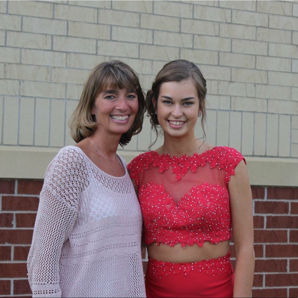 Red prom dress!