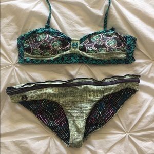 Maaji matching two piece bathing suit