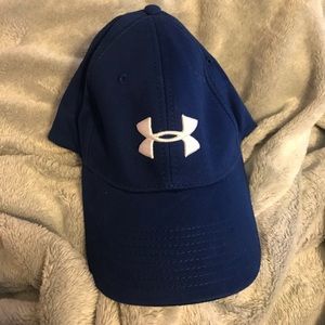 Blue and White Under Armour Hat