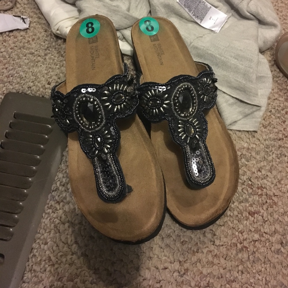 Super cute beaded sandals