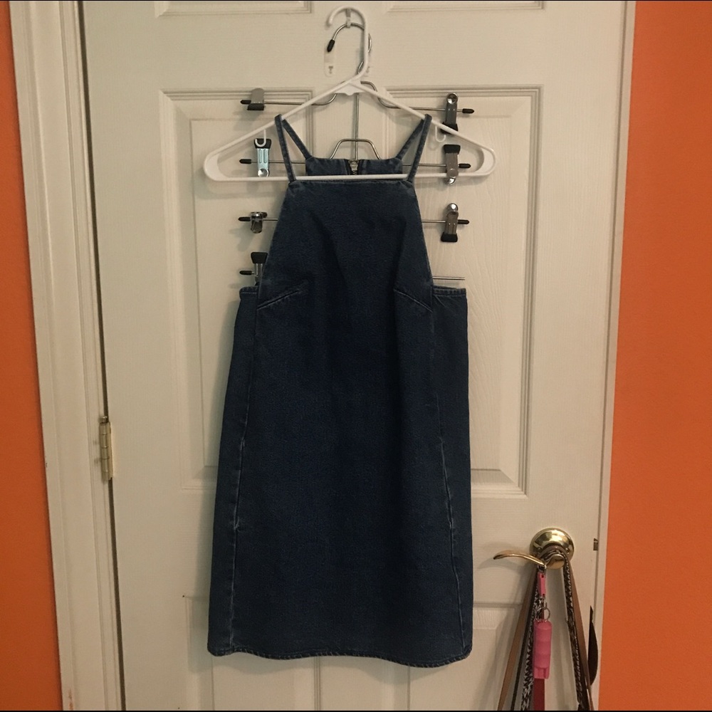 Topshop denim dress