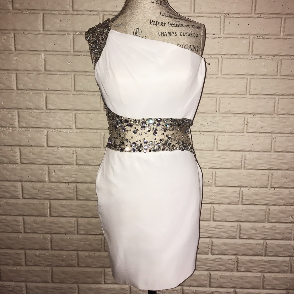 White Homecoming/Pageant/Prom Dress