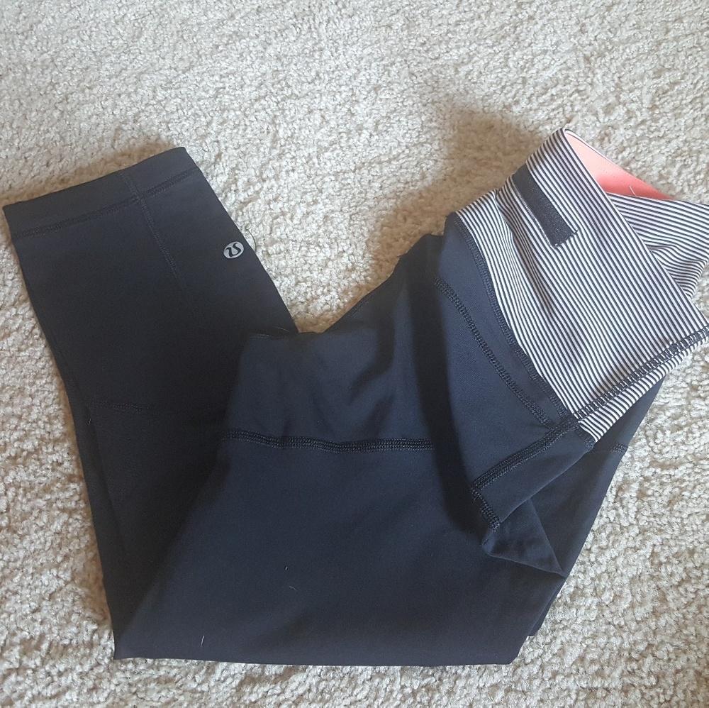 Lululemon run crop size 4