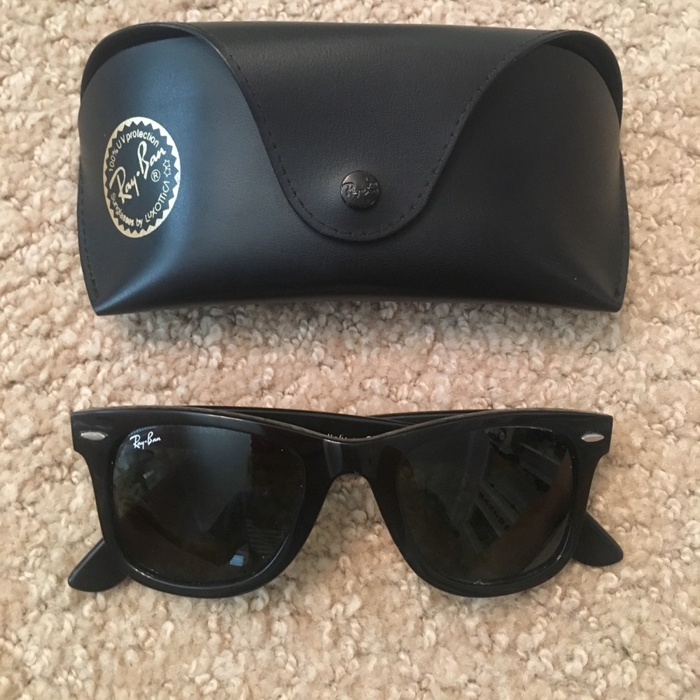 Real Black Ray Ban Wayfarer