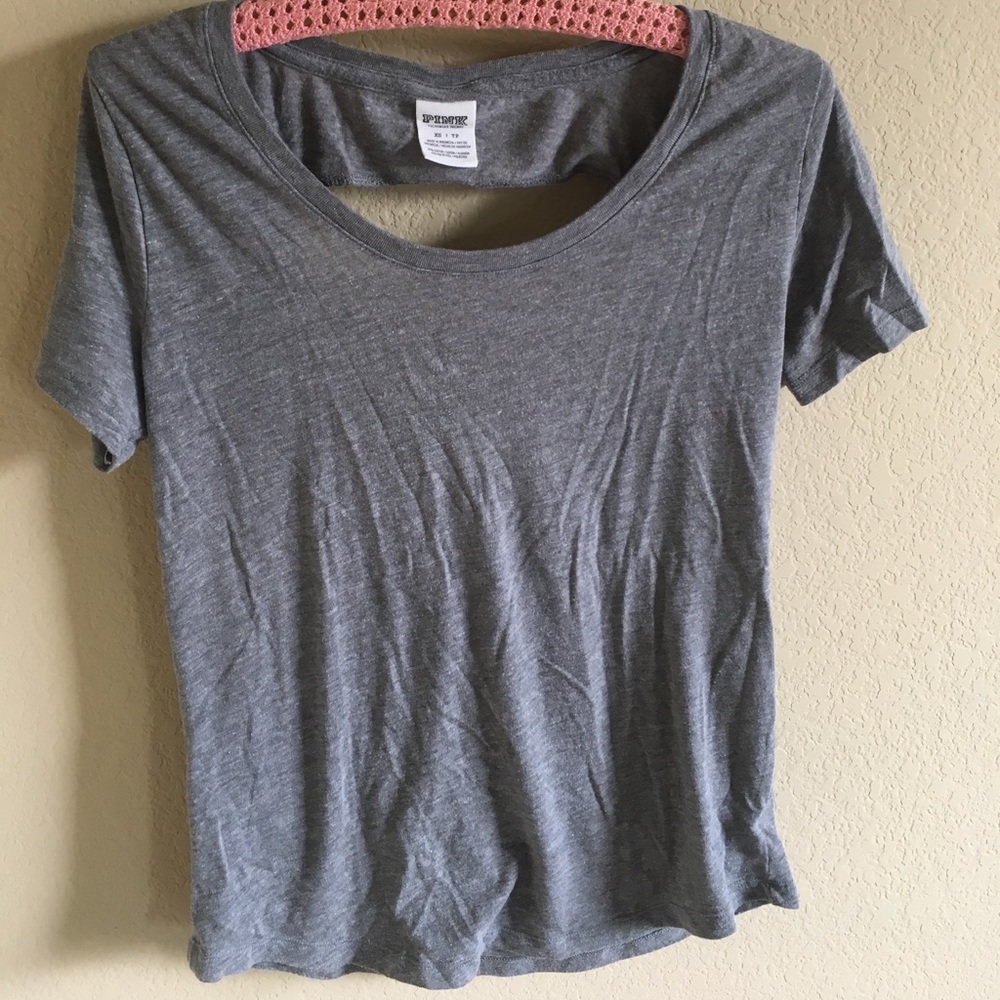 Victoria's Secret Pink open back T shirt