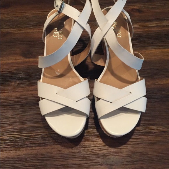 Franco Sarto Shoes - Franco Sarto White Platforms