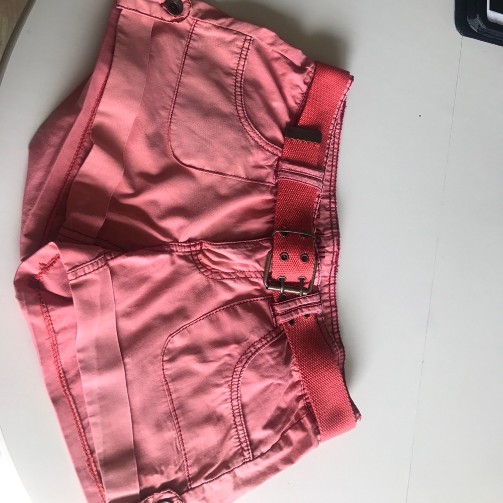 Pinkish orange shorts, Dollhouse brand
