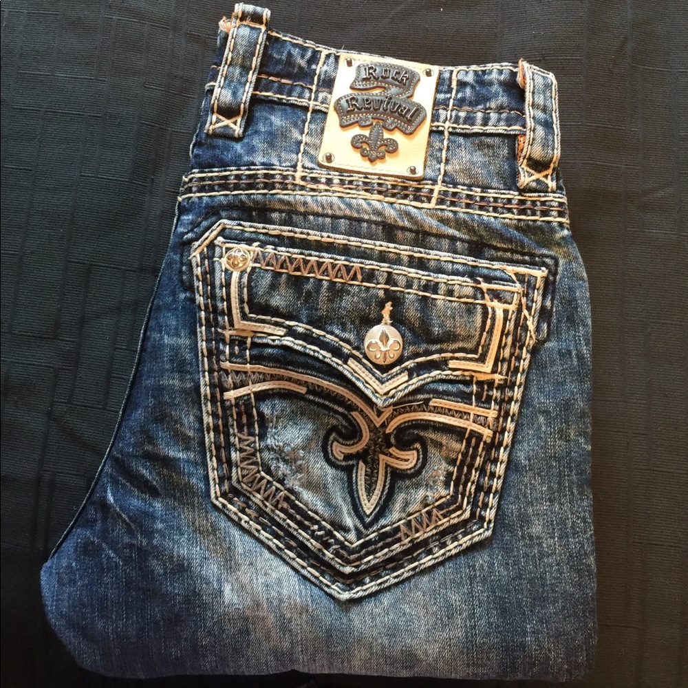 32x32 Men's Rock Revival Slim Bootcut