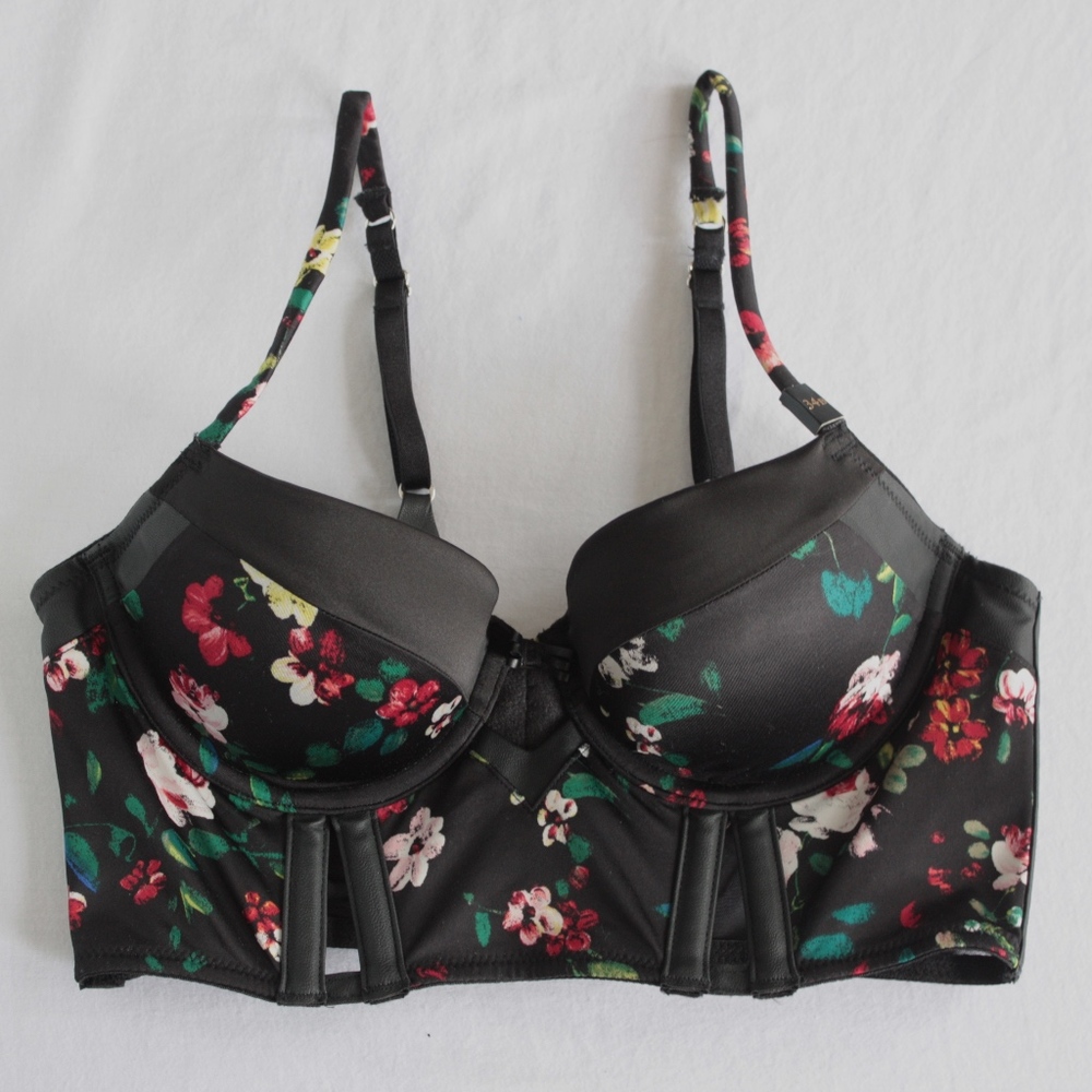 Victoria's Secret floral bustier