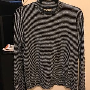 Madewell mock neck shirt