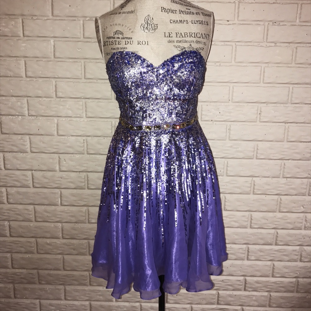 Purple Sherri Hill Homecoming/Pageant/Prom dress