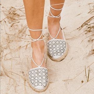 Anthropologie Espadrilles. Jasper & Jeera Rosecut