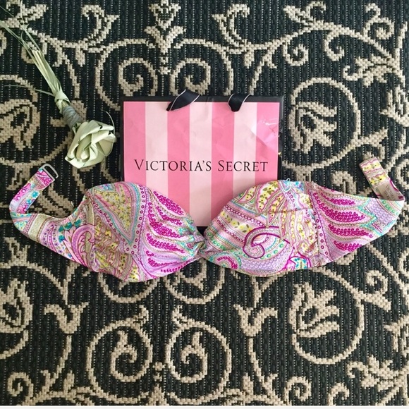 CCO Victoria's Secret Boho Bandeau Bikini VS S - Picture 3 of 6