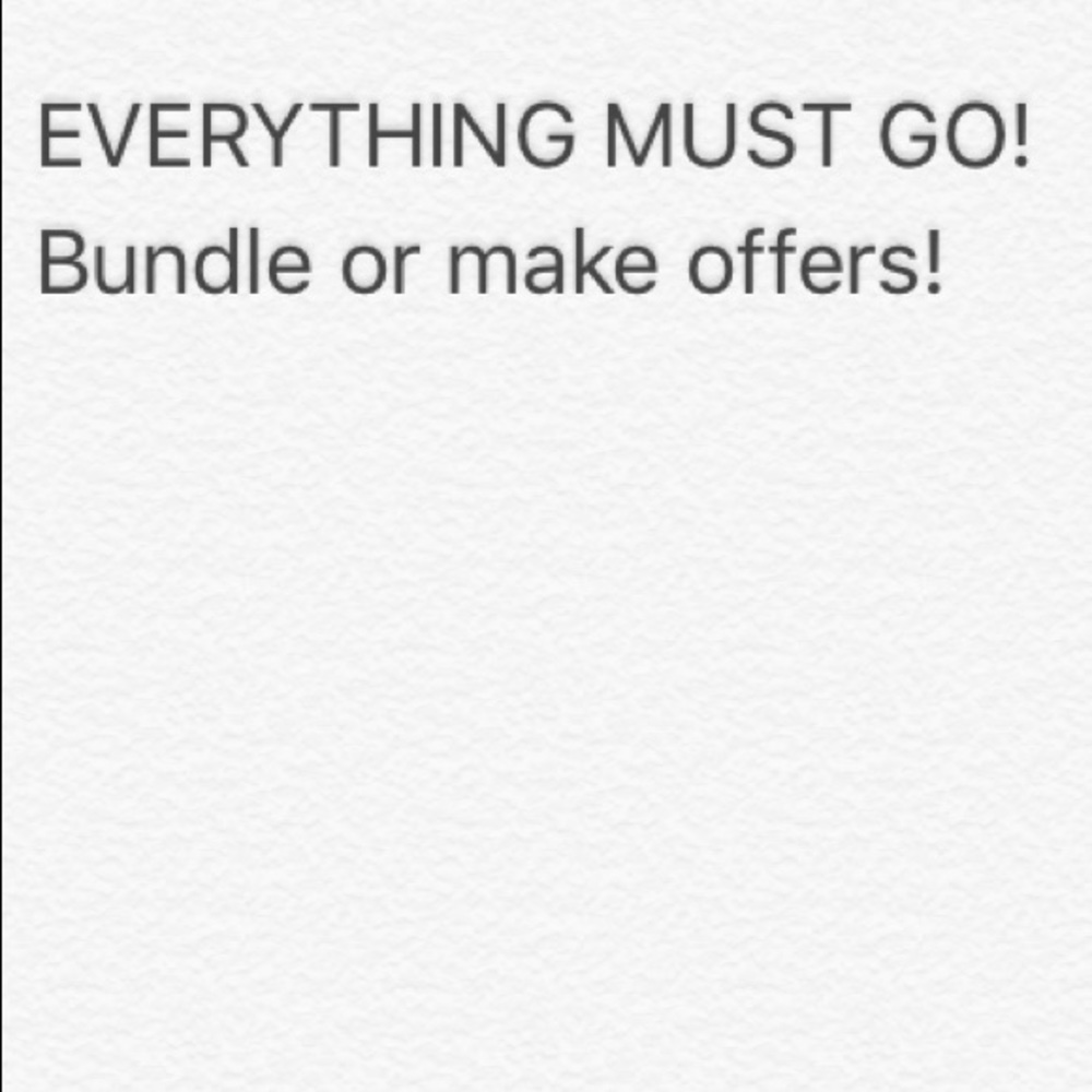 Bundle or make offers!