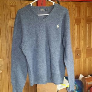 Polo Italian wool v neck sweater