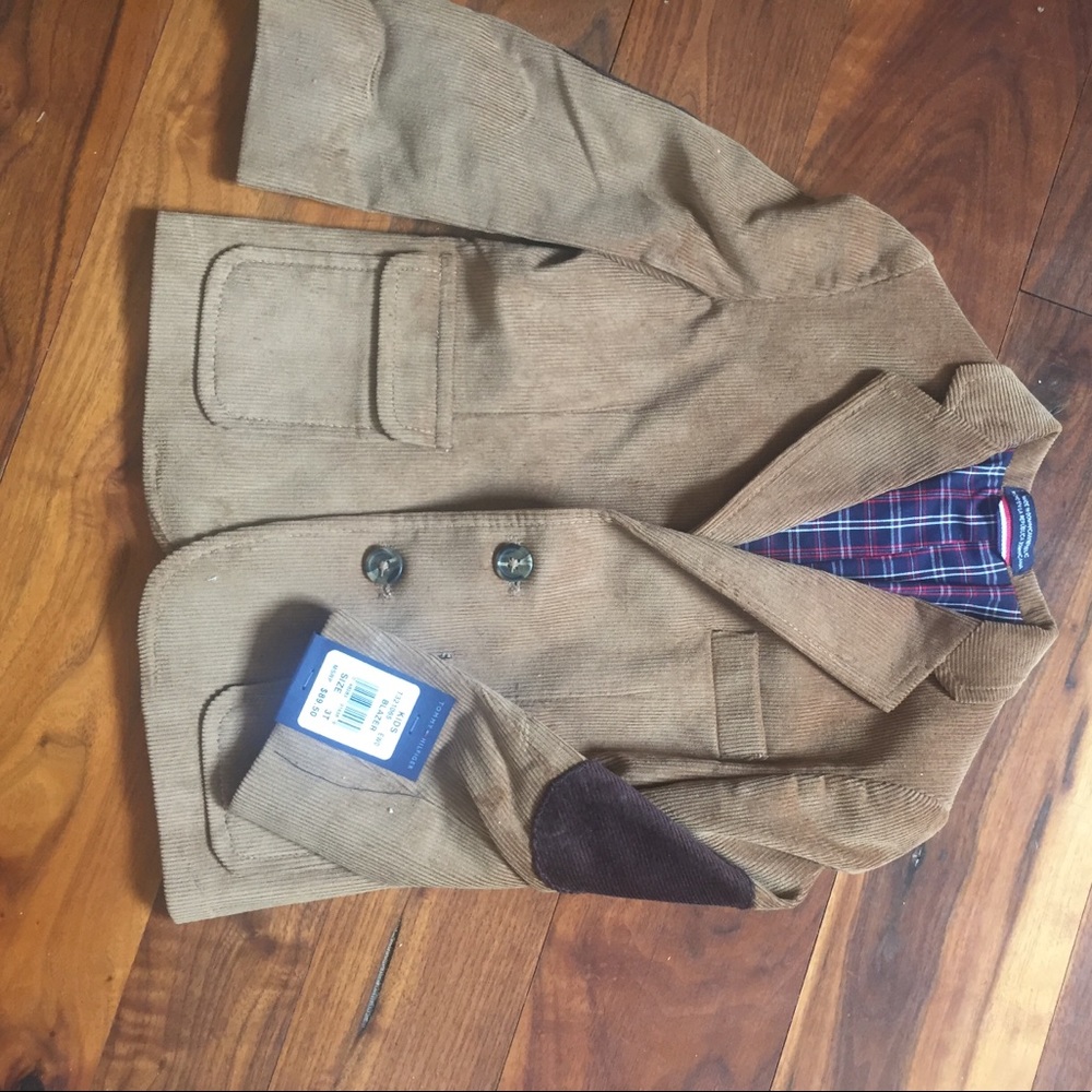 NWT Tommy Hilfiger Toddler Boys Corduroy Blazer
